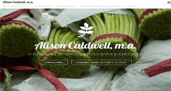 Desktop Screenshot of alisoncaldwell.com